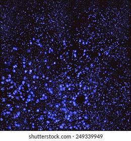Colorful space cosmic background with light, shining stars and nebula. Vector illustration.
