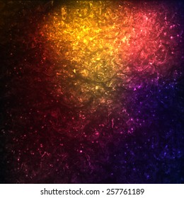 Colorful Space Galaxy Background 