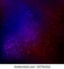 Colorful Space Galaxy Background 