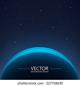 Colorful space galaxy background with light stars.