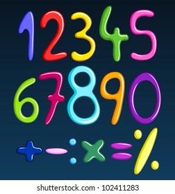 Colorful spaghetti numbers