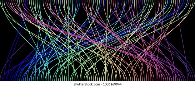 Colorful spectrum abstract background vector. Technology, optics