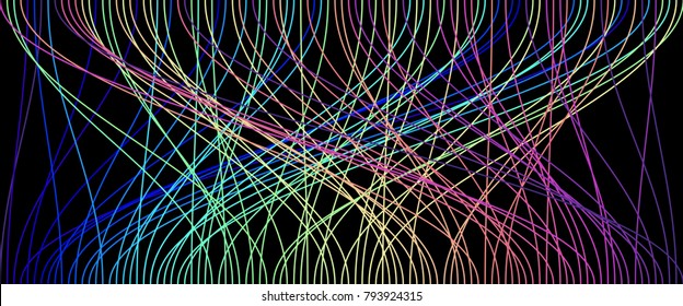 Colorful spectrum abstract background vector. Technology, optics