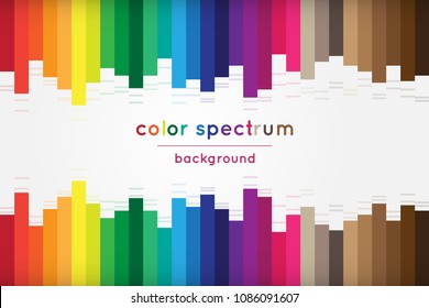 Colorful spectrum bars abstract background wallpaper with copy space vector eps10
