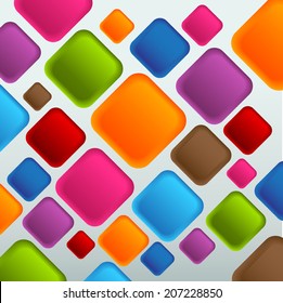 colorful speech bubble cut paper design template. Vector illustration for your business presentation. 
