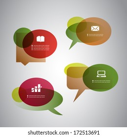 Colorful Speech Bubble Design
