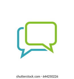 Colorful Speech Bubble Logo Template Illustration Design. Vector EPS 10.