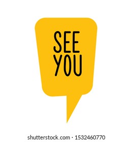 Colorful speech bubble with message vector icon. Single isolated sign on white background