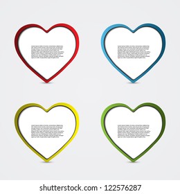Colorful speech bubbles