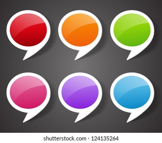 colorful speech bubbles