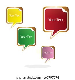 Colorful Speech Bubbles