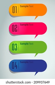 Colorful Speech Bubbles 