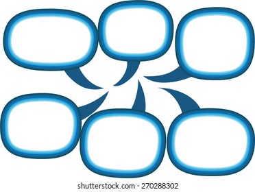 colorful speech bubbles
