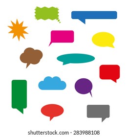 Colorful Speech Bubbles