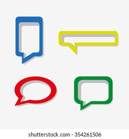Colorful Speech Bubbles