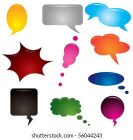colorful speech bubbles