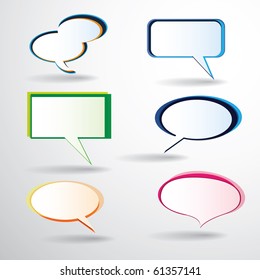 Colorful Speech Bubbles