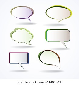 Colorful Speech Bubbles