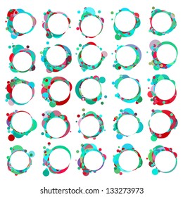 Colorful speech bubbles. EPS 8 vector file included