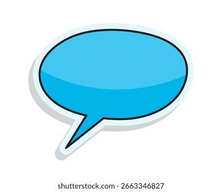 Burbujas de discurso coloridas en estilo dibujado a mano, caja de chat, caja de mensaje, globo de pensar, hablar burbuja, Elementos de dibujos animados Ilustración vectorial