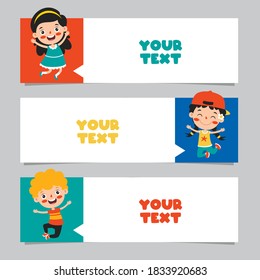 Colorful Speech Bubbles And Labels