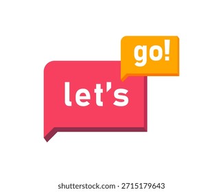 Coloridas burbujas de discurso con texto suelto