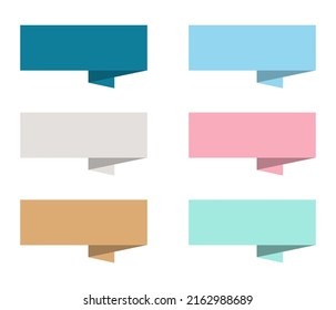 Colorful speech bubbles Pack on white background, vector illustration