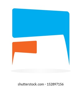 Colorful speech bubbles, Vector