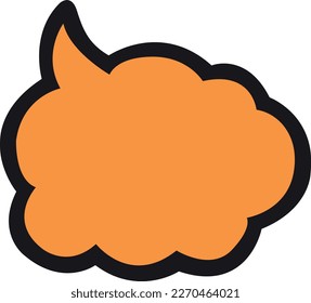Coloridas burbujas de voz diseño de ilustración vectorial.