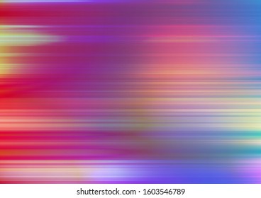 Colorful speed lines with lighting. Vector Eps10