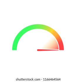 Colorful speedometer logo