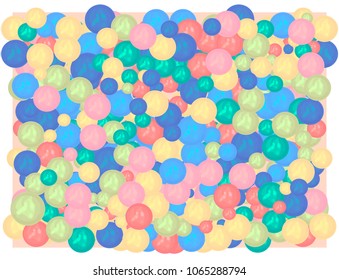 Colorful sphere background
