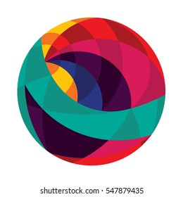 colorful sphere design