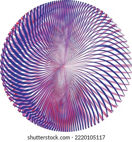 Esfera colorida. Líneas de esfera transparente construida .Vector .Logo de esfera tecnológica . 3 quinquies elemento de diseño. Resumen del círculo holográfico.