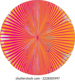 Colorful sphere . Lines constructed transparent sphere .Vector  .Technology sphere Logo . 3d design element . Abstract holographic circle .