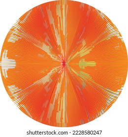 Colorful sphere . Lines constructed transparent sphere .Vector  .Technology sphere Logo . 3d design element . Abstract holographic circle .