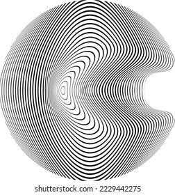 Colorful sphere . Lines constructed transparent sphere .Vector  .Technology sphere Logo . 3d design element . Abstract holographic circle .