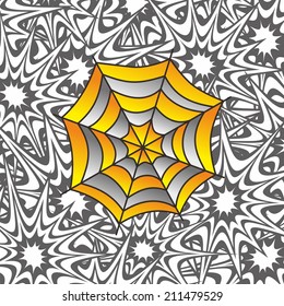colorful spiderweb