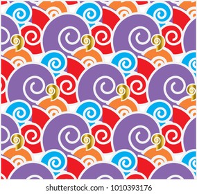 Colorful Spiral Background