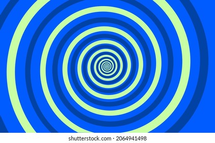 Fondo en espiral colorido. Vórtice hipnótico, dinámico. Ilustración del vector