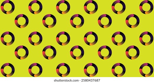 Colorful spiral circle seamless pattern.