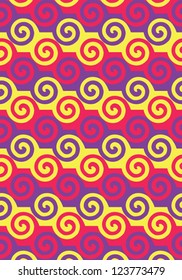 Colorful spiral pattern. EPS10