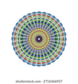 Colorful spiral, pattern , geometric mandala