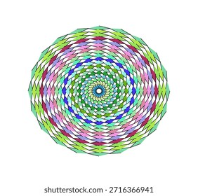 Colorful spiral, pattern , geometric mandala