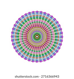 Colorful spiral, pattern , geometric mandala