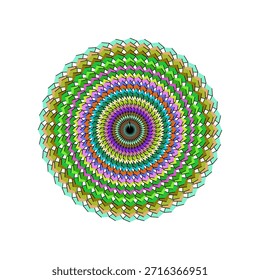 Colorful spiral, pattern , geometric mandala