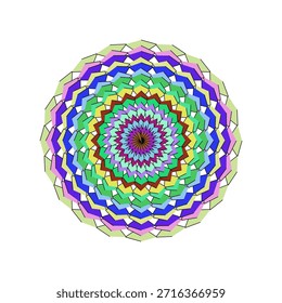 Colorful spiral, pattern , geometric mandala