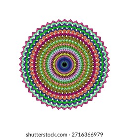 Colorful spiral, pattern , geometric mandala