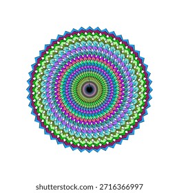 Colorful spiral, pattern , geometric mandala