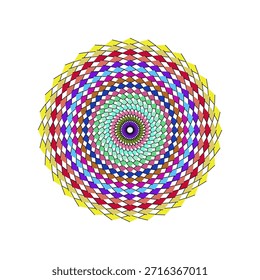 Colorful spiral, pattern , geometric mandala